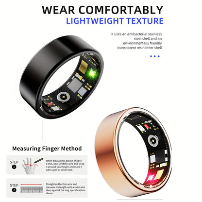 Smart Ring Health Tracker, Health Rings for Women & Men, Sports Couple Rings